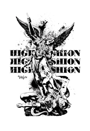 "HIGH FASHION ARCH ANGEL" Poster - TYLER VANG